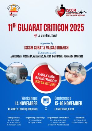11th Gujarat Criticon Registration Fee